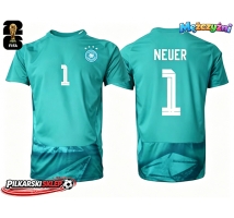 Niemcy Manuel Neuer #1 Bramkarskie Koszulka Podstawowa MŚ 2026 Krótki Rękaw